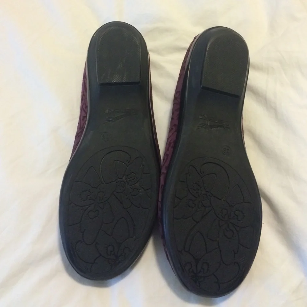 Dansko loafers in purple detailed suede - Picture 3 of 4